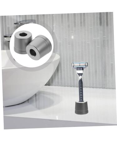 Beatifufu Razor Holder - 2 Piece Aluminum Stand for Men | Practical Desktop Storage for Home Shavers - Buy Online on GoSupps.com