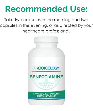 Rootcology by Dr. Izabella Wentz | Benfotiamine | 300mg Benfotiamine Form of Thiamine (Vitamin B1) | 120 Capsules - Buy Online on GoSupps.com