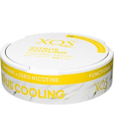 XQS Citrus Cooling Pouches 100mg/g Caffeine. The perfect alternative to Tobacco and Nicotine Pouches for a healthy lifestyle - Unique taste experience where fresh cold lemon is the main ingredient. - Buy Online on GoSupps.com