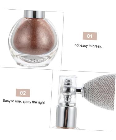 IWOWHERO 2pcs Spray Glitter Face High Gloss Spray Makeup Highlight Powder Women Body Highlighter Plastic - Buy Online on GoSupps.com