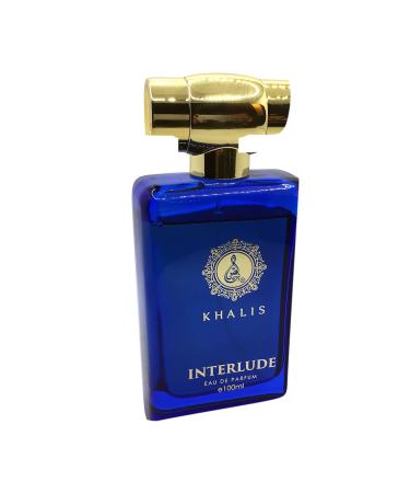 INTERLUDE for Men an Oriental Woody Cologne with Agarwood Cedar Sandalwood Black Musk and Vetiver Accords 3.4 Oz