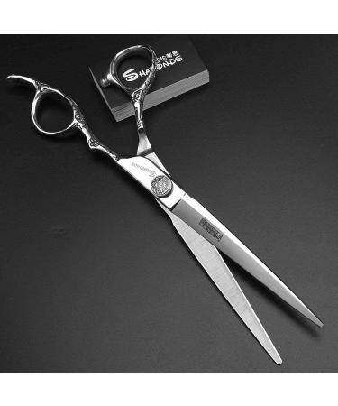 Professional Hair Scissors 7 Inches Haircut Scissors Stainless Steel Hair Cutting Shears Cutting Scissors for Hair Cutting Hairdressing Shears for Women & Men - Buy Online on GoSupps.com