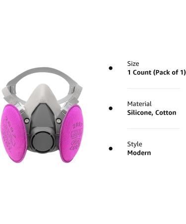 Half Facepiece with 2097 Filter MYGCCA Resin Respirator with Filters for Dust Organic Vapor Used in Painting Woodworking Epoxy Welding  - Buy Online on GoSupps.com