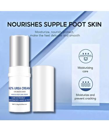 IZBEAUVO Urea Foot Cream Cracked Heel Repair Cream Cracked Heel Stick foot cream for calluses Foot Cream for Cracked Heels and Dry Skin Deep Moisturizing Hydrates and Softens Dry Feet Knees Hand - Buy Online on GoSupps.com