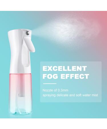 Uraqt 200ml Atomizer Spray Bottle Gradient Pink Green | Perfect for Hair Styling Plants & Cleaning - Buy Online on GoSupps.com