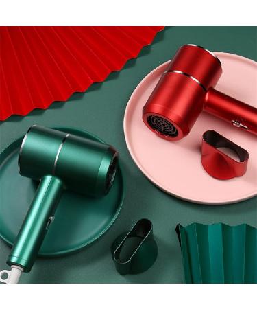 Professional Ion Salon Hair Dryer Powerful Ceramic Tourmaline Hair Dryer Professional Ion Silent Hair Dryer Attachments-best Soft Touch Body (Black) Green white - Buy Online on GoSupps.com