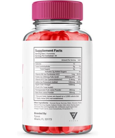 Pro Burn Keto ACV Gummies - Advanced Weight Loss Formula with Apple Cider Vinegar, Beet Root Juice, Folate, B12 - 2 Pack (120 Gummies) - Buy Online on GoSupps.com