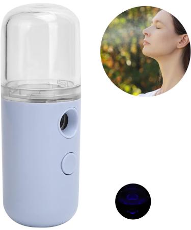 Mist Sprayer Face Sprayer Convenient Portable Handhold Rechargeable Use for Skin Care for Facial Moisturizing for Women (Light Purple) - Buy Online on GoSupps.com