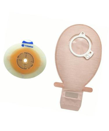 SenSura Click Closed End 8.5"L 2pc System Ostomy Pouch 10-45 mm / 10-48 mm Flange 10165 30 Ct