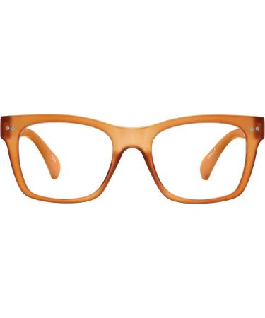 SAV Eyewear Tri Focus Blue Light Readers - Barcelona Style +1.25 Magnification Tan Frame - Best for Eye Health & Comfort - Buy Online on GoSupps.com