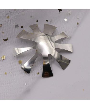 Premium Stainless Steel Nail Template with Crystals | French Style Manicure & Nail Art Tools | Multicolored Polishing Plates - Buy Online on GoSupps.com