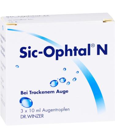 Sic Ophtal Eye Drops 3x10 ml - Soothing Relief for Dry Eyes | Buy Online Worldwide - Buy Online on GoSupps.com