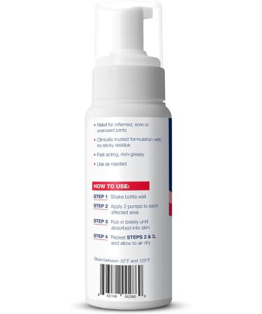 Theraworx Relief Joint Discomfort & Inflammation Foam for Knees and Hands - 7.1 oz - Buy Online on GoSupps.com