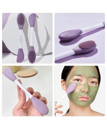FOMIYES Face Scrubber Tool - Silicone Facial Cleaning Brush & Applicator | Double Head for Ultimate Cleanliness - Buy Online on GoSupps.com