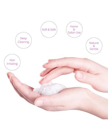 Eyelash Extension Shampoo Foam Cleanser - Gentle Safe & Effective for Salon & Home Use Removes Glue & Residue - Buy Online on GoSupps.com