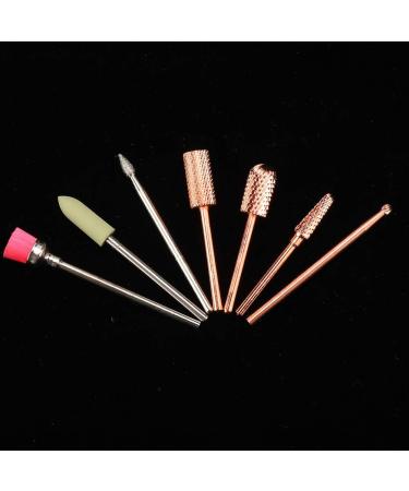 BuyWeek Nail Drill Set - 7pcs Electric Nail Drill Bits for Home Salon (GH-10) | International Shipping Available - Buy Online on GoSupps.com