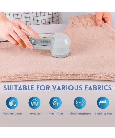 Fabric Lint Shaver - Fuzz Remover with 2 Power Modes & Adjustable Heights - Ideal for Wool Sweaters - Gray - International Shipping Available - Buy Online on GoSupps.com