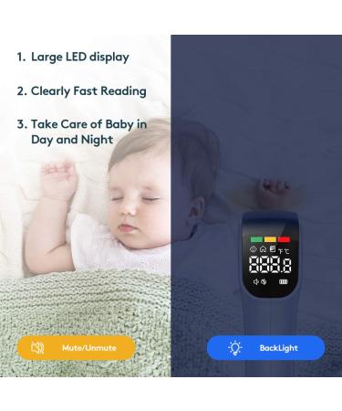 Buy Original4u Pacom Digital Thermometer - Infrared Non-Contact Forehead & Ear Temperature Measurement | Fast International Shipping - Buy Online on GoSupps.com