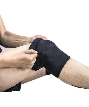 Leg Sleeve Knee Protector - 7mm Compression Neoprene Weightlifting Pads for Gym Fitness & Squats (X-Large - Buy Online on GoSupps.com