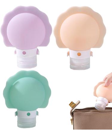 Refillable Silicone Travel Bottle Travel Containers - Portable Cosmetic Container Kits Leak-Proof for Family Friends Colleagues - Buy Online on GoSupps.com