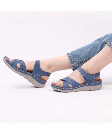 Ortho+rest Women's Orthopedic Arch Support Sandals - Size 8 Navy - Buy Online on GoSupps.com