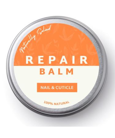 Naturally Solved Cuticle and Nail Repair Oil Balm for Nail Repair Nail Growth and Cuticle Softening. With almond oil castor oil coconut oil and vitamin e