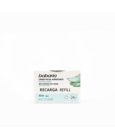 Babaria Aloe Vera Moisturizing Facial Cream AntiPollution Vegan Filler 50Ml Huidverzorgingsproduct