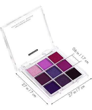 MUSISALY 4 Pcs Eye Shadow Palette Eye Makeup Palette Bright Eyeshadow Palette Glitter Eyeshadow Plastic - Buy Online on GoSupps.com