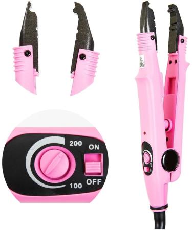 Hair extension iron Hair Extension Tools Set Keratin Glue Protector Templates Hair Clips - Buy Online on GoSupps.com