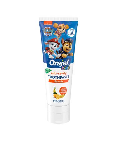 Orajel Paw Patrol Anticavity Fluoride Toothpaste - Fruity Bubble -  4.2 oz (119 g)