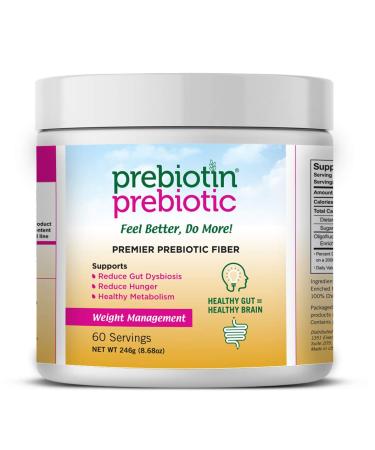 Prebiotin Prebiotic Weight Management – 8.5 oz – Formulated to Support Digestive Health – Balances Gut Microbiome, Boosts Your Own Probiotics & Reduces Hunger