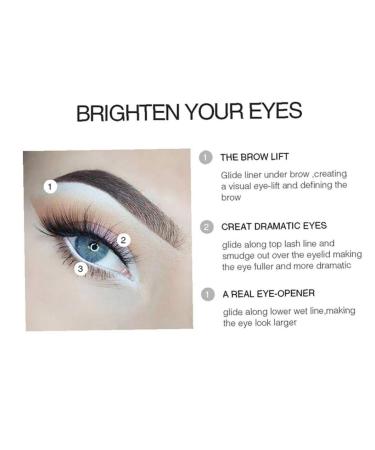 Buy 1PC White Kajal Stift - Waterproof Eyeliner & Eyeshadow | Durable Smooth Surface Beauty Tool for Professional Makeup - Buy Online on GoSupps.com