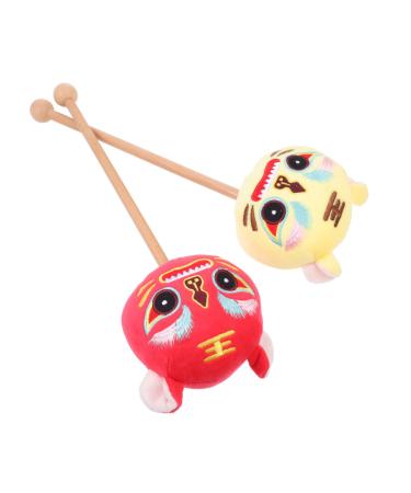 made of wood zodiac sign massage hammer for full -body relief body papers massager heated hair rolls lymphatic paddles wooden tools plush manual baby sample 2 pieces