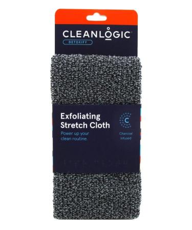 Clean Logic Detox Charcoal Stretch Wash Cloth (Pack of 2)2