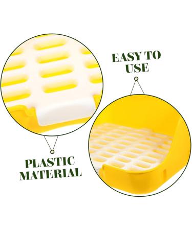 TOGEVAL Box Rabbit Toilet Small Pet Toilet Bunny Potty Pet Training Corner Pet Pee Toilet Pet Supply Bunny Toilet Little Pig Pee Toilet Pet Potty Pet Litter Tray Rabbit Potty 28.5X23.5X15.5CM Yellow - Buy Online on GoSupps.com