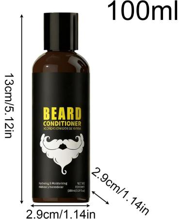 Men's Beard Conditioner | 100ml Softening and Conditioning Beard Oil | Soothing Beard Care Oil - For Styling Shaving Daily Showering Travel Home - Buy Online on GoSupps.com