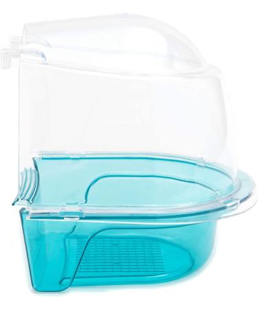 Savic Blue Bird Cage Bath for Small and Medium Birds - Easy Clean and Fun Bird Bath Option - Buy Online on GoSupps.com