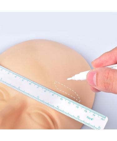 10pcs Waterproof Eyebrow Marker Pen Skin Marker for Eyebrow Positioning and Brow Marker - Buy Online on GoSupps.com