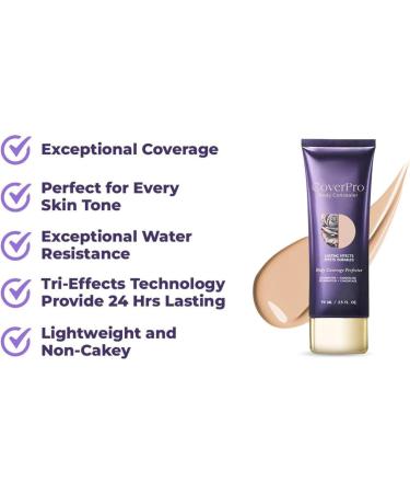 Flysmus Body Concealer Tattoo Concealer Long Lasting Waterproof Full Coverage Tattoo Concealer - Buy Online on GoSupps.com