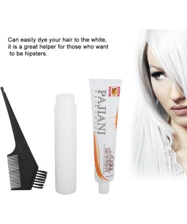 2pcs 80ml Hair Whitening Cream White Hair Dye Hair Color Cream Dye White Hair Pomades Hairstyle Wax for Men and Women - Buy Online on GoSupps.com