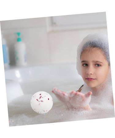  FOMIYES FOMIYES 2 Pieces Bath Ball Foaming Shower Steam Bombs Ball Shower Bombs Sparkling Bath Shower Bombs Natural Organic White Moisturize Sea Salt - Buy Online on GoSupps.com