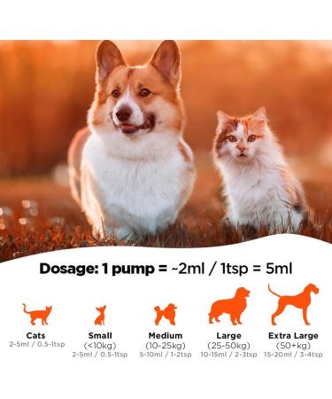 Pooch & Purr 1L Salmon Oil for Dogs, Cats, Horses, Ferrets & Pets | Omega 3 6 9 Fish Oil for Itchy Skin & Coat | Dog Vitamins & Supplements - Buy Online on GoSupps.com