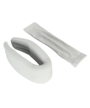 Neck Brace for Pain Relief | Grey Neck Support Prevents Forward Head Posture Breathable Travel Aid - Buy Online on GoSupps.com