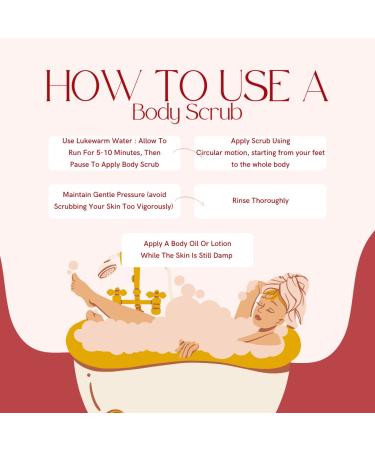 Strawberry Body Scrub - Exfoliating Sugar Scrub for Women | Vegan-Friendly Long Lasting Fragrance - 8 oz - Buy Online on GoSupps.com