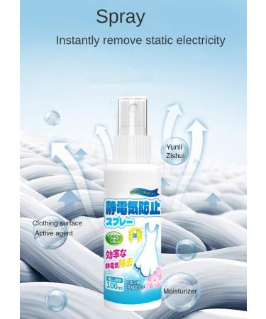 Buy Two 100ml Anti-Static Spray for Hair & Clothes - Smoothing & Wrinkle Removal (Blue) - International Shipping Available - Buy Online on GoSupps.com