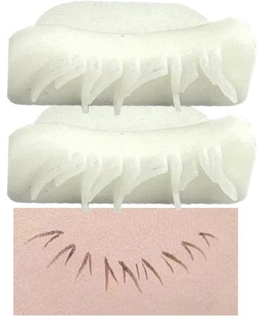 Lower Eyelash Stamps Tool | Lower Lash Stamp Tool - Eyelash Stamps Lower Lashes Extensions Stamp Eye Makeup Tool For Make Up Beginner Riza big eyes - Buy Online on GoSupps.com