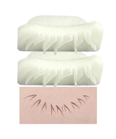 False Eyelash Stamp Lower Lash Stamp Tool Arrivals Eyelash Stamps Lower Lashes Extensions Silicone Eyelash Stamps Portable Makeup Device Reusable Eye Makeup Tool Riza big eyes