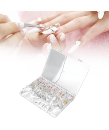 Premium Nail Art Rhinestones - 24 Grids DIY Accessories for Manicure Phone Cases Clothing & Jewelry Decoration - Buy Online on GoSupps.com