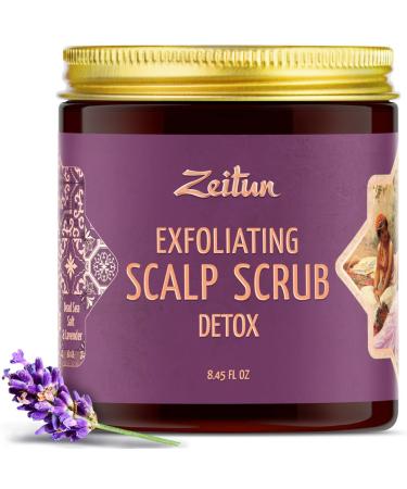 Hair Mask Itchy Scalp Exfoliating Treatment | Deep Conditioning Hair Treatment | Scalp Scrub for Dry & Damaged Hair | Hair Growth & Repair Anti Hair Loss | Dead Sea Salt  Lavender  Shea Butter