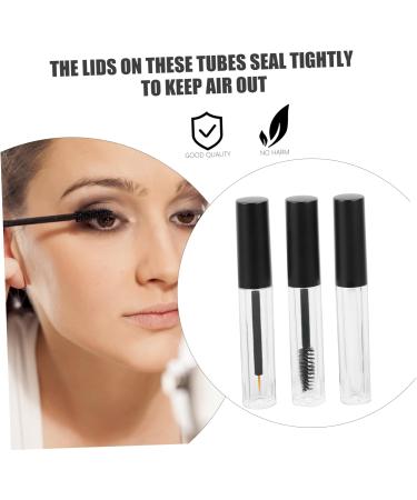 SOESFOUFU 6pcs Eyeliner Eyelash Bottle Lash Mascara Lip Gloss Tubes Transparent Mascara Clear Lipgloss Plastic - Buy Online on GoSupps.com